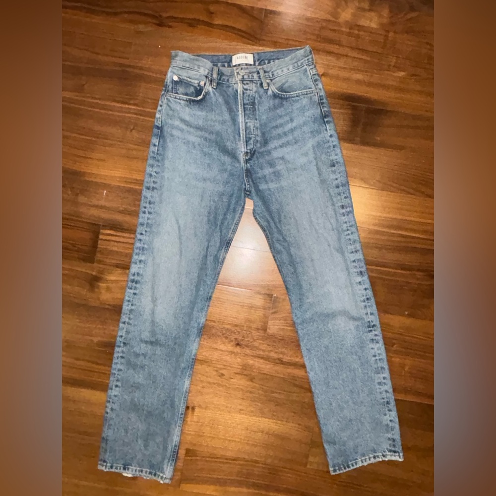 Agolde Harper straight leg high rise jean
